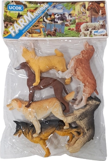 Psi u vrećici – set realističnih figurica pasa