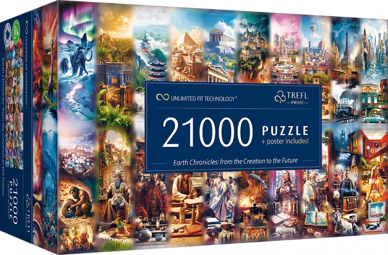 Trefl puzzle Kronika Zemlje: od stvaranja do budućnosti 21000 dijelova