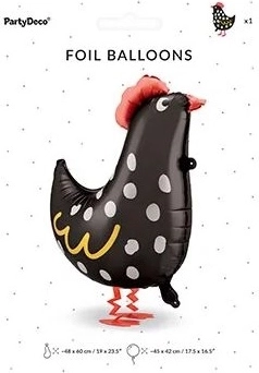 Folijski balon pijetao 48 × 60 cm (mix)