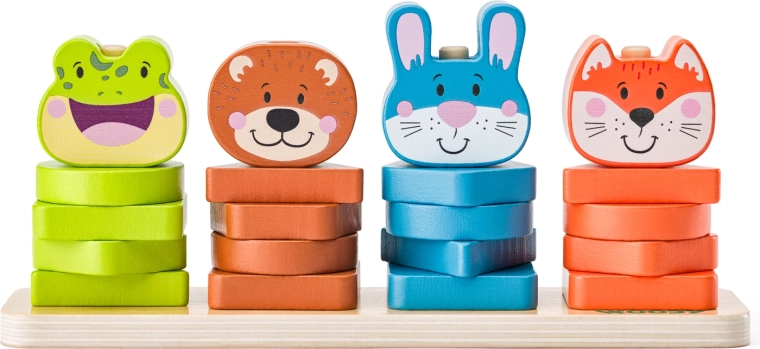 Threading Shapes: Forest Animals