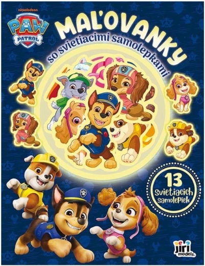 Bojanke sa svjetlećim naljepnicama Paw Patrol