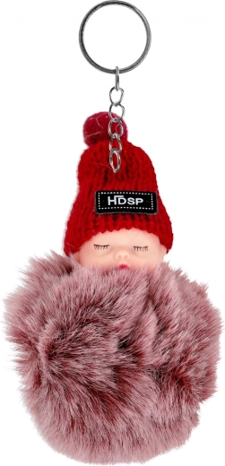 Soft pom-pom as a distinctive decoration