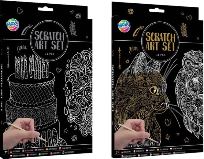 Scratch Art Picture Set