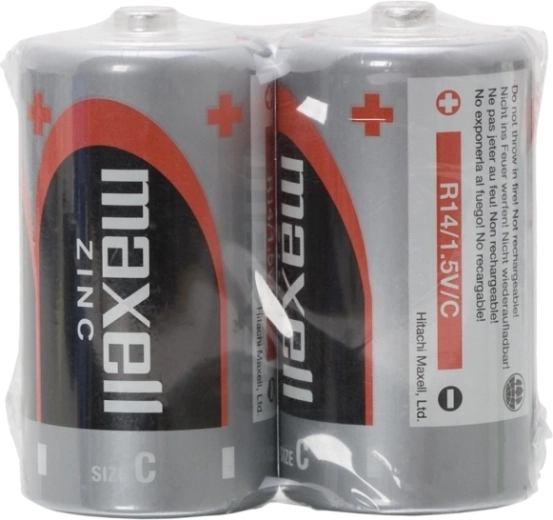 Zinc Battery Baby C R14 1.5 V, 2 pcs