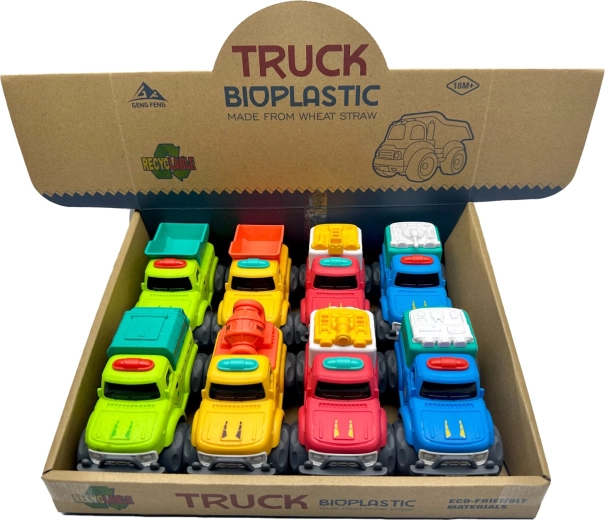 Bioplastic mini kamion Truck 11 cm – razne vrste