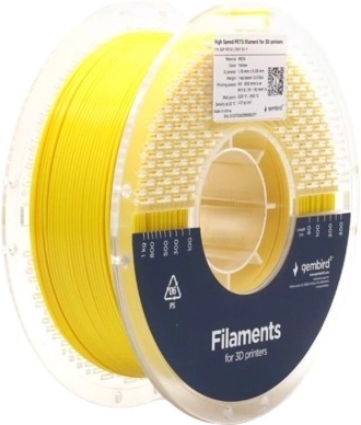 PETG high speed filament 1,75 mm 1 kg žuti
