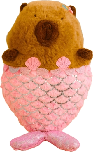 Sjajni ružičasti repić s motivom ljuskica