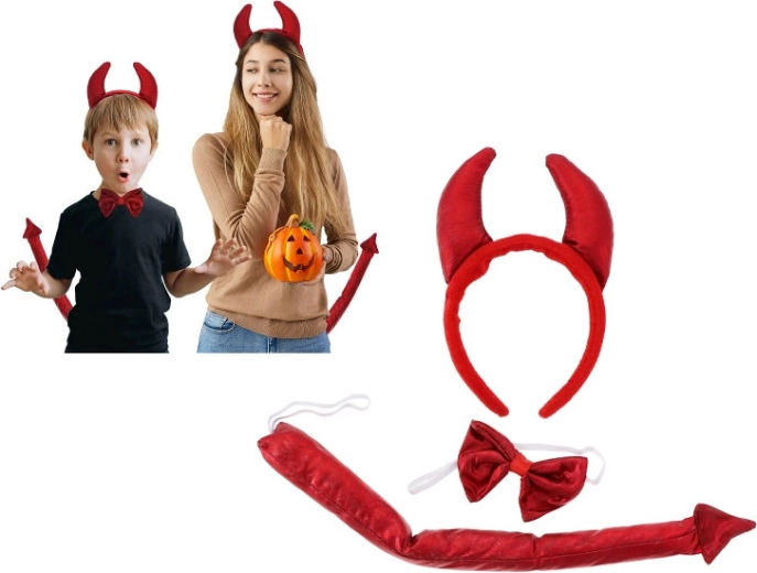 Satin Devil Costume Set