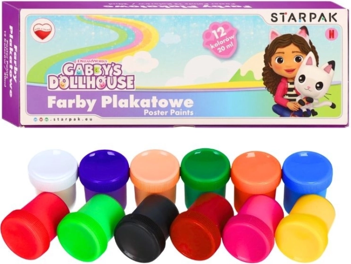 Plastelin Gabby's Dollhouse – set od 12 boja