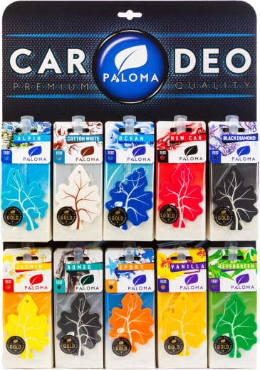 Gold Air Freshener Set - 60 Pieces