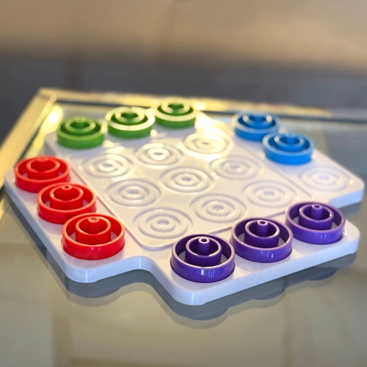 Colorful game board for young players
