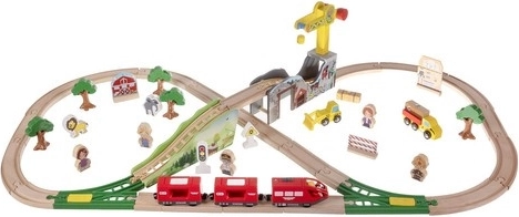Large 57-piece set for creative building