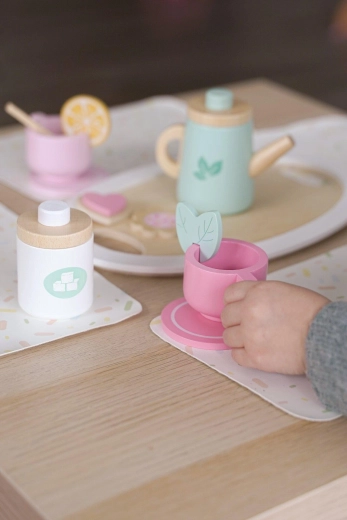 Drveni set za čaj Teatime