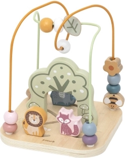 Wooden spiral toy 2 in 1