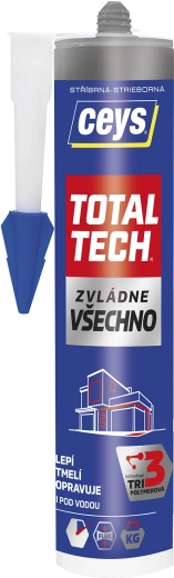 Univerzalno ljepilo i brtvilo 290 ml CEYS Total Tech srebrno