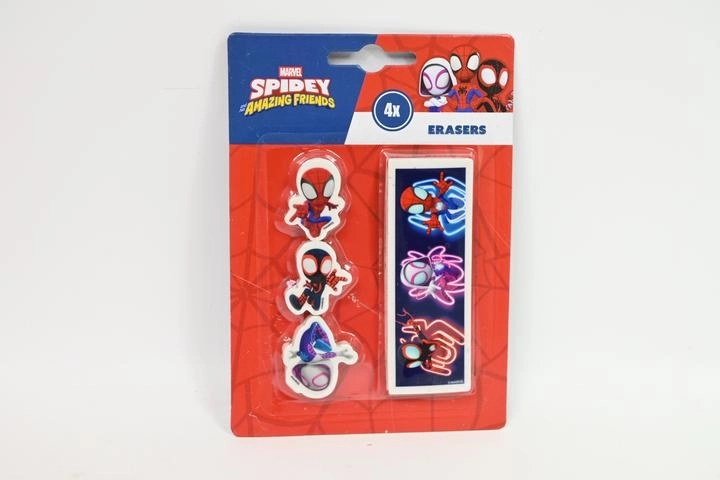Gumice Spidey i njegovi nevjerojatni prijatelji – set od 4 kom