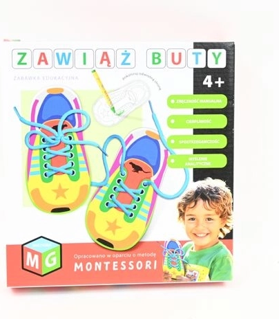 Montessori edukativna igračka – zaveži cipele