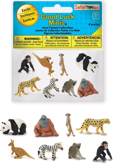 Safari Ltd. egzotične životinje – Good Luck Minis fun pack (8 mini figurica)