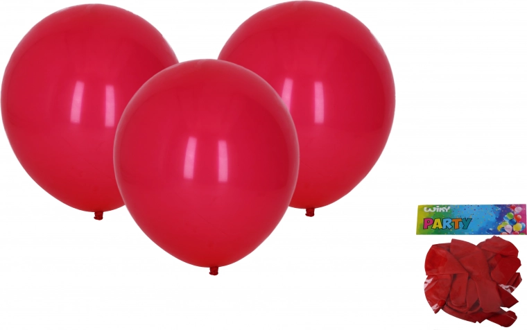 Crveni baloni za napuhavanje 30 cm - set od 10 komada