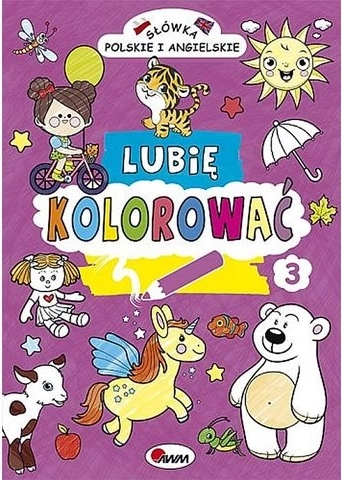 Lubię kolorować – Polish and English words