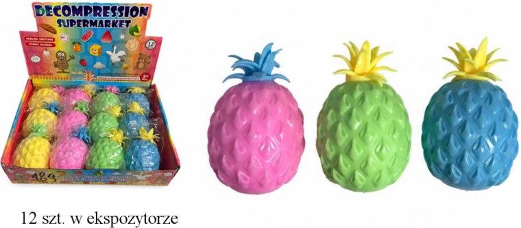 Pineapple squishy toy - 1 piece