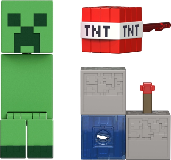 Charged Creeper u pikseliziranom stilu