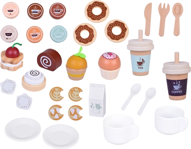 Kompletna kavana s čašama za van i mlijekom