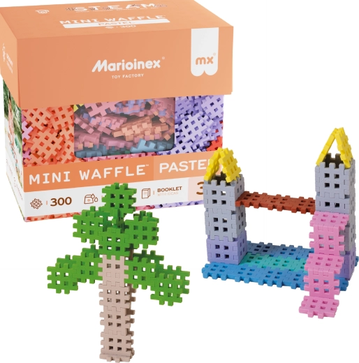 Marioinex Mini Waffle Pastel građevinski set, 300 dijelova