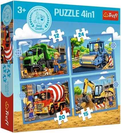 Dječje puzzle 4 u 1 Blagdanski ugođaj