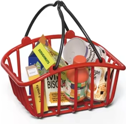 Shopping basket for little customers