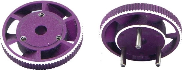 HighFlow Venti-Turbo Flywheel 1:10 for 5.1 mm Shaft