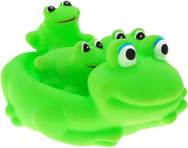 Set of 4 frogs for the bath and pool