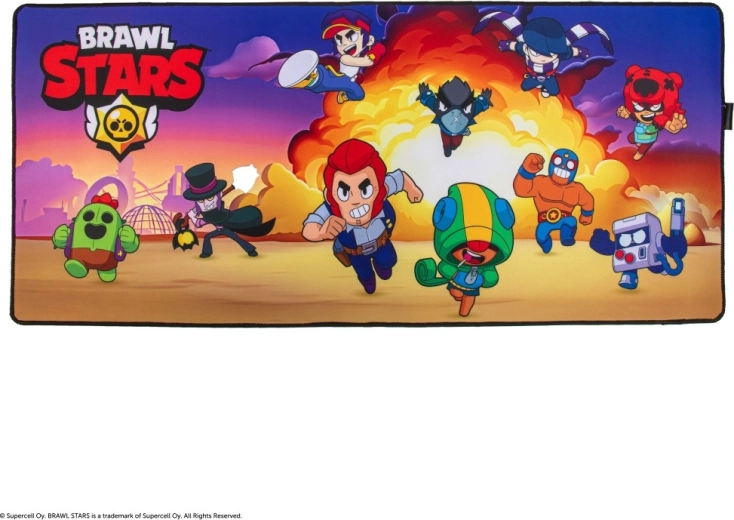 Brawl Stars gaming desk mat ready to brawl