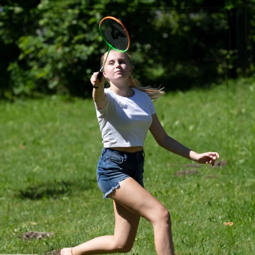 Talbot-Torro Attacker Plus badminton set for 4 players