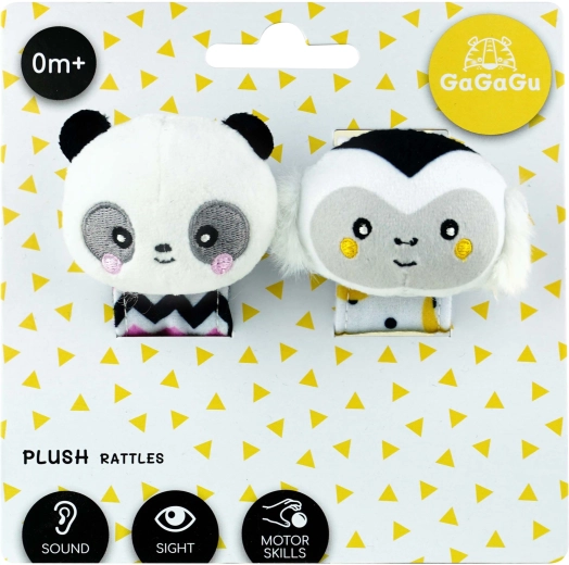 Zveketaljke za zapešća GaGaGu Majmun i Panda