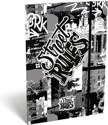 LizzyCard registratorske mape A4 Street Rules