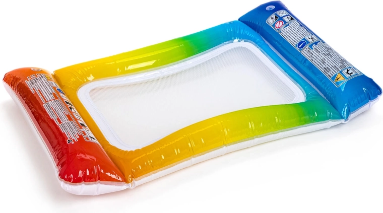 Napravljeni madrac s mrežom 117 × 76 cm – duginih boja