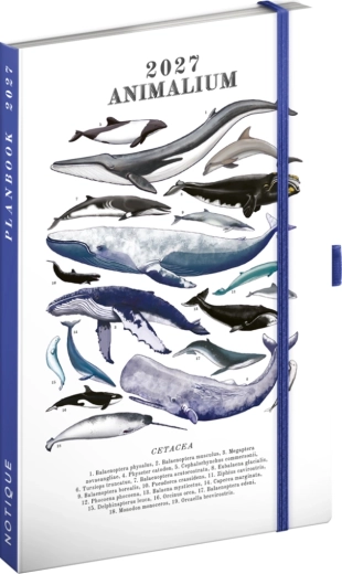 Notique planbook planer i bilježnica Marine Life 2027 (13 × 21 cm)