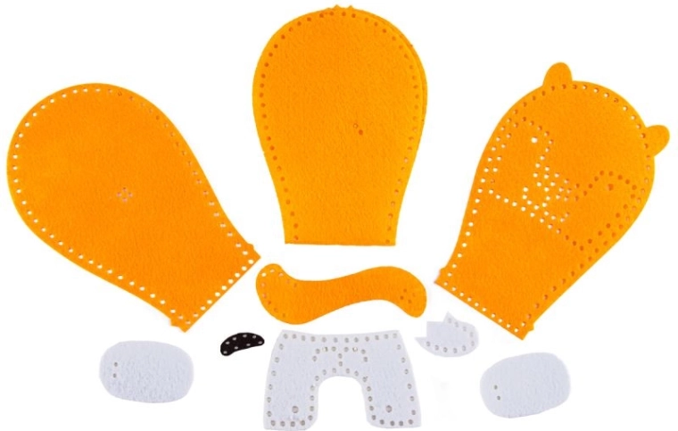 Easy sewing thanks to prepared parts