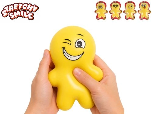 Mega squeeze streč lutkica 17 cm, 4 vrste na kartonu