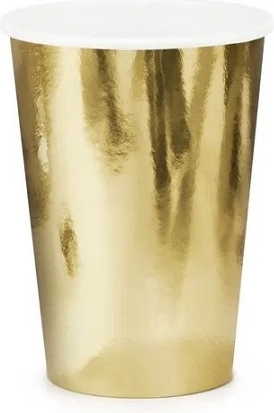 Zlatne jednokratne čaše 220 ml