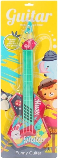 Šarena gitara sa životinjama 42 cm