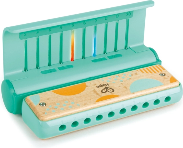 Hape usna harmonika sa svjetlosnim učenjem
