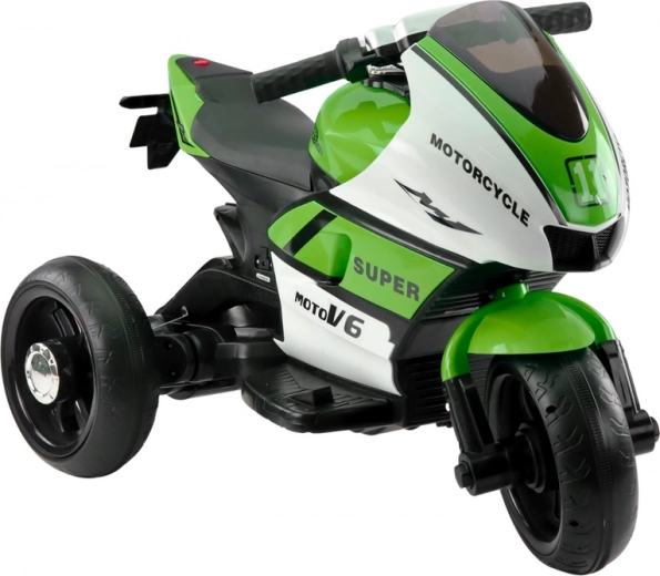 Children's electric motorcycle green