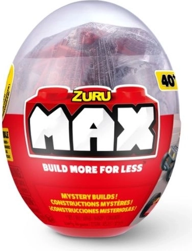 ZURU MaxBuild konstrukcijski set u kapsuli – jaje iznenađenja (40 dijelova)
