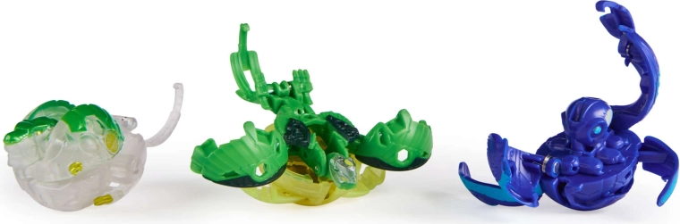 Tri transformirajuće Bakugan figurice