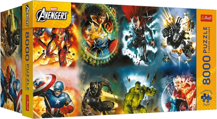Puzzle Premium Plus Avengers: Legends in Action 8000 dijelova