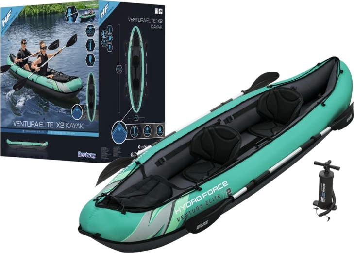 Nafukivi kajak za 2 osobe HYDRO-FORCE Ventura Elite X2 s veslima