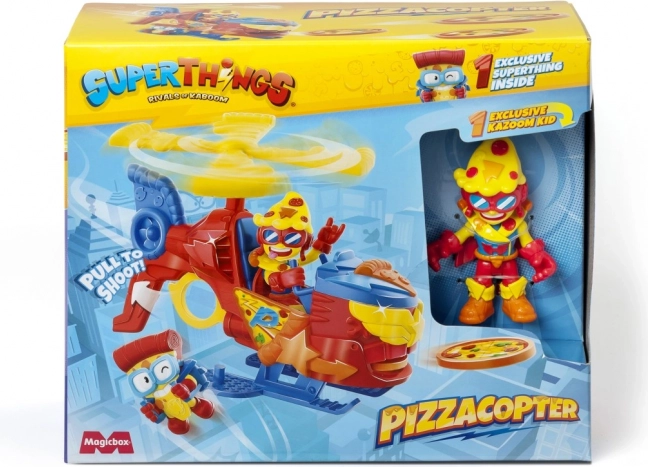 SuperThings Pizzacopter s lansirnim diskom