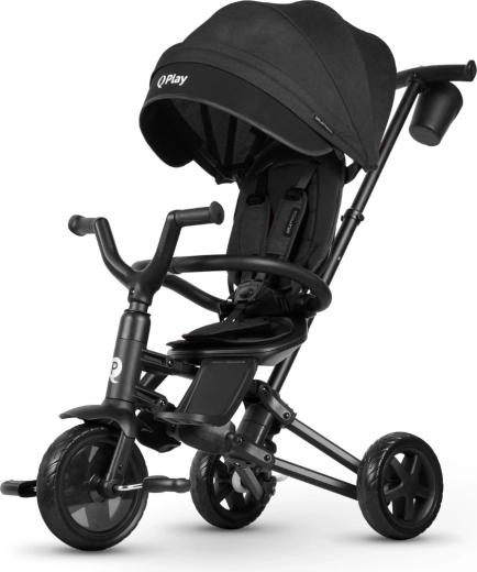QPlay sklopivi tricikl Nova Niello black